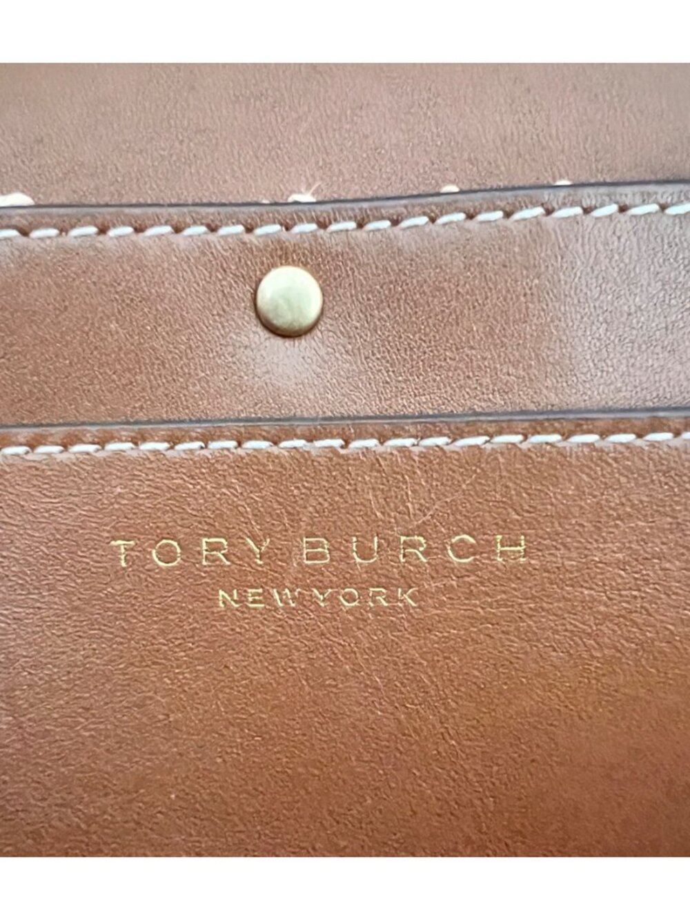 AUTHENTIC TORY BURCH RED STRIPED MILLER SHOULDER BAG/CROSSBODY - Picture 10 of 13